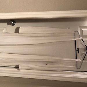 Plus size 2x long ivory  kimono duster